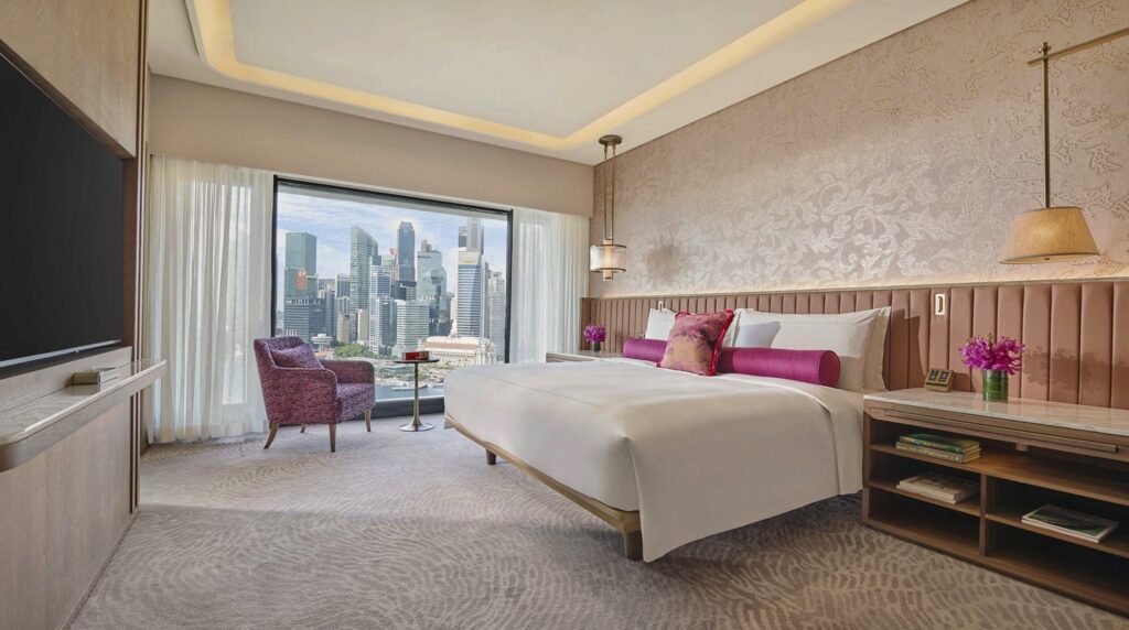 Premier Marina Bay Suite Schlafzimmer
