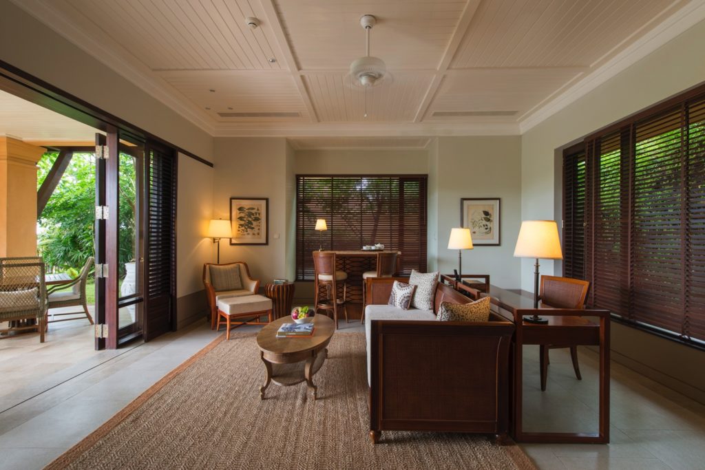 Duplex Two Bedroom Cape Pool Villa Wohnzimmer