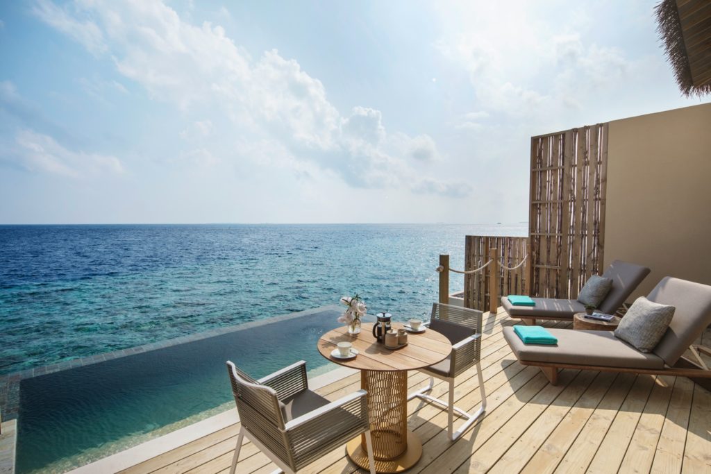 One Bedroom Lagoon Pool Villa Outdoor Pool Deck