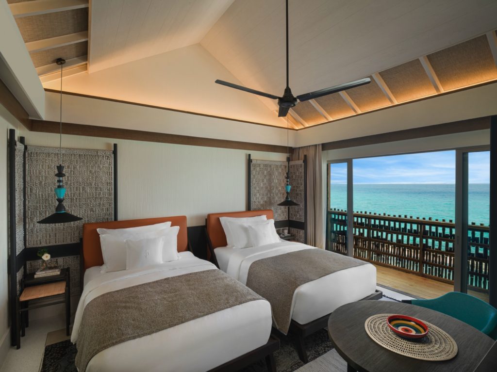 Three Bedroom Lagoon Residence zweites Schlafzimmer Twin Beds