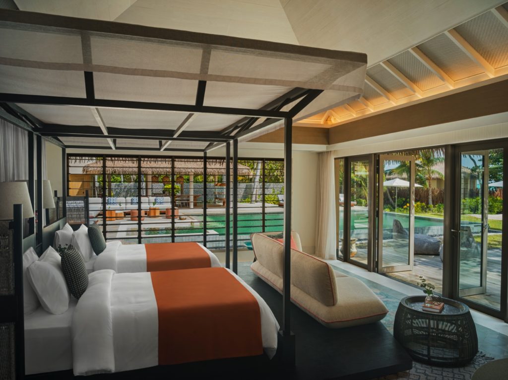 Three Bedroom Royal Beachfront Residence zweites Schlafzimmer