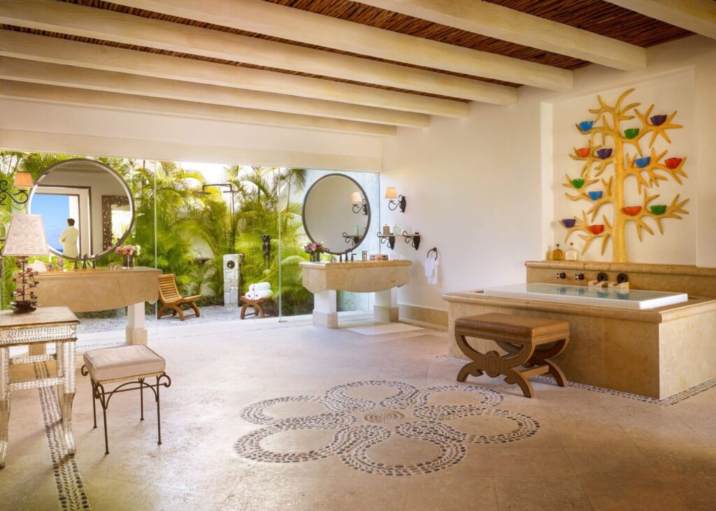 One-Bedroom Oceanview Signature Villa Badezimmer