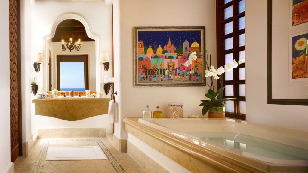 Oceanview Junior Suite Badezimmer