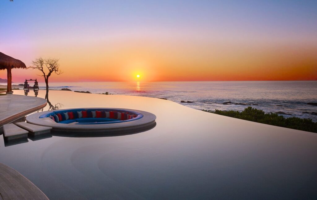 The Ty Warner Mansion Infinity Pool