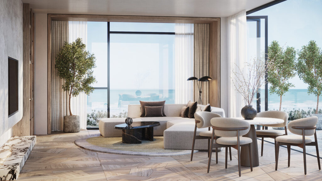 The Delano Penthouse - Wohnbereich